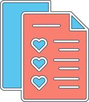 Wishlist Vector Icon