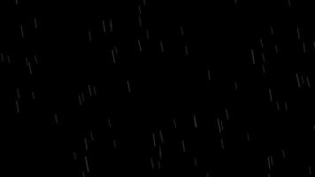 Rain falling animation and splash 4K Resolution video