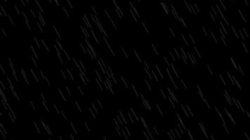 Rain falling animation and splash 4K Resolution video