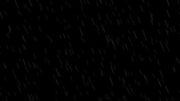 Rain falling animation and splash 4K Resolution video