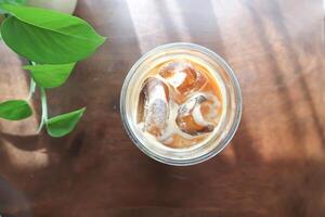 coffee, iced coffee or iced cappuccino coffee photo