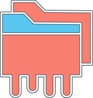 Data Leak Vector Icon