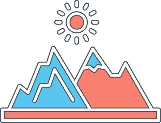 Mountain Vector Icon