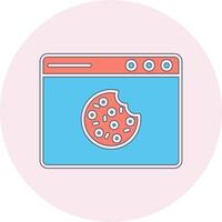 Web Cookies Vector Icon