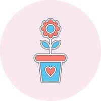 Flower Pot Vector Icon