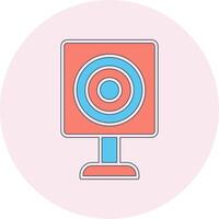 Military Target Vector Icon