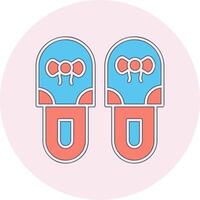 icono de vector de zapatillas