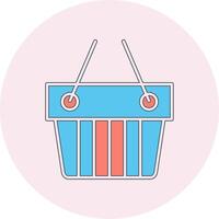 Shopping Basket Vector Icon