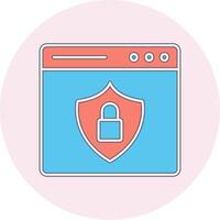 Web Security Vector Icon
