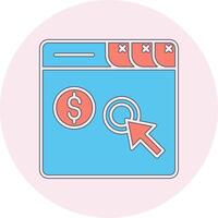 Pay Per Click Vector Icon