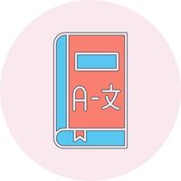 Translate Book Vector Icon