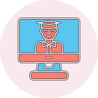 Online Learning Vector Icon