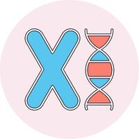 Chromosome Vector Icon