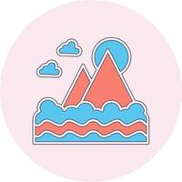 Mount Fuji Vector Icon