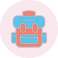 icono de vector de mochila