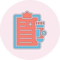 Urine Report Vector Icon