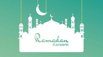 4k Video of Ramadan Kareem. Moslem, Muslim, Fasting, Islam, Religious, Mosque