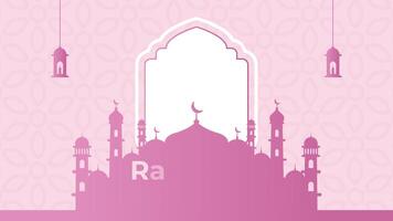 4k Video of Ramadan Kareem. Moslem, Muslim, Fasting, Islam, Religious, Mosque