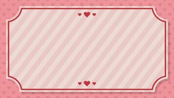 Valentijn sjabloon achtergrond 4k video. liefde, romantisch, romantiek, Leuk vinden, achtergrond, kopiëren ruimte video