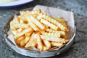 French fries or fried potato , fries photo