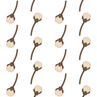 un sin costura modelo de manzana florecer en ciernes png transparente antecedentes en un dibujado a mano degradado color primavera floral concepto, ilustración