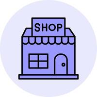 icono de vector de tienda