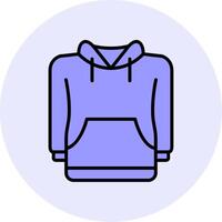 icono de vector de sudadera con capucha