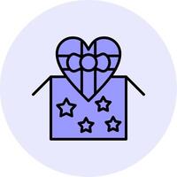 Heart Box Vector Icon