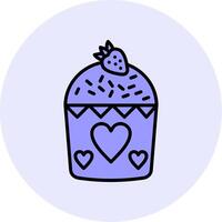 Muffin Vector Icon