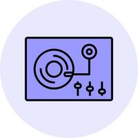 Turntable Vector Icon