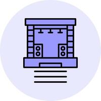 Stage Vector Icon