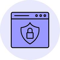 Web Security Vector Icon