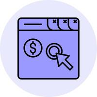 Pay Per Click Vector Icon