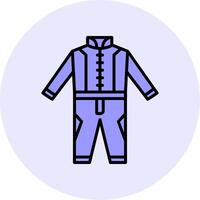 Race Suit Vector Icon