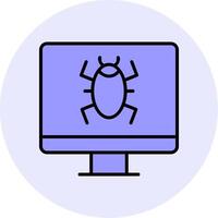 Computer Virus Vector Icon