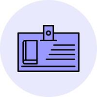 Library Card Vector Icon