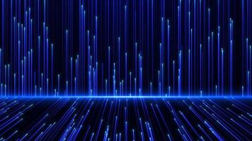 Abstract colorful background with bright neon rays and glowing lines. Speed of light.  stream of data, big data visualization, futuristic or technological abstract background. seamless loop. video