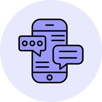 Chatting Vector Icon