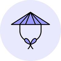 Chinese Hat Vector Icon