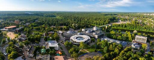 aéreo panorámico ver de lituano recurso druskininkai foto