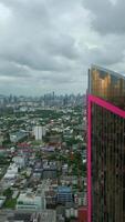 Bangkok ville horizon aérien video