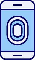 Unlocked Fingerprint Vector Icon