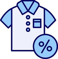 Discounted Tshirt Vector Icon