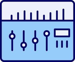 sonido mezclador vector icono