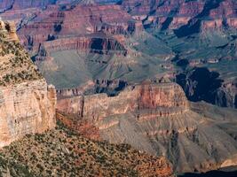 Grand Canyon aerial scene. Panorama in beautiful nature landscape scenery in Grand Canyon National Park. photo