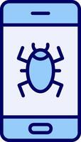 Mobile Virus Vector Icon