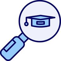 Search University Course Vector Icon