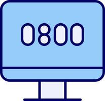 Help Line Vector Icon