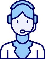 Customer Service Agent Vector Icon