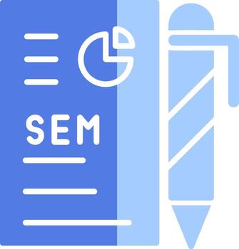 icono de vector de análisis de datos